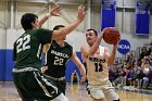 MBBall vs Babson  Wheaton College Men's Basketball vs Babson College. - Photo By: KEITH NORDSTROM : Wheaton, basketball, Babson